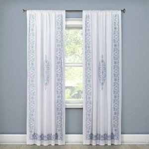 Embroidered Curtains White - Simply Shabby Chic™